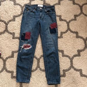 Abercrombie and Fitch girlfriend jeans